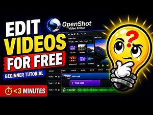How to Edit Videos for Free Beginner Tutorial