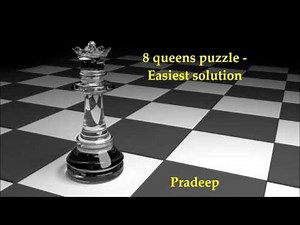8 queens puzzle - Easiest solution