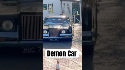 The Car! Huge American Movie Car with Scary Horn! #movie #car #film #scary #massive #automobile | Christos Fragias 🇬🇷🇦🇺