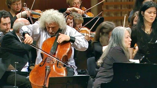 （HI-Res）玛塔·阿格里奇 Martha Argerich und 米沙·麦斯基 Mischa Maisky - in KKL Luzern, 2011