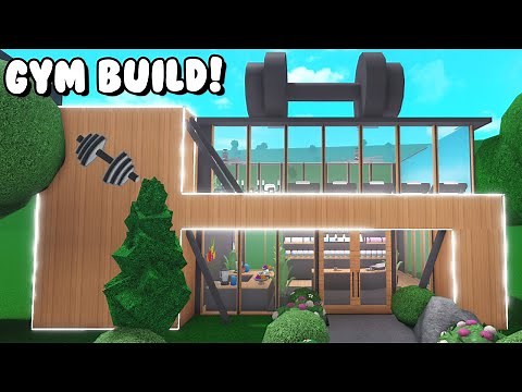 BUILDING A GYM with NEW UPDATE GYM ITEMS In Bloxburg!