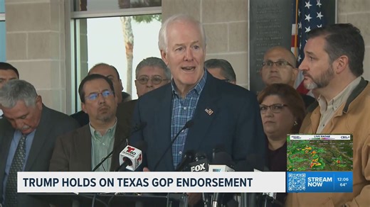 Donald Trump holds key endorsement as John Cornyn and Ken Paxton battle in Texas runoff