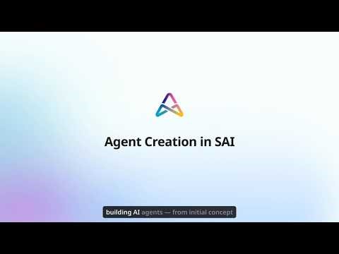 Agent Creation SAI