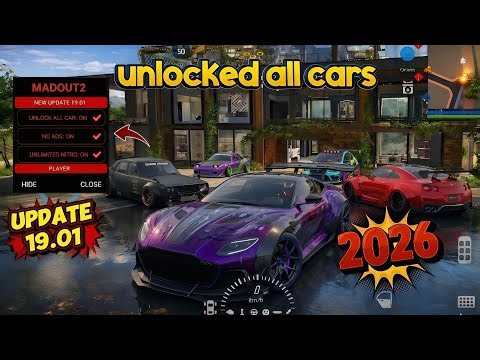 MadOut2 new update 19.01 Manu mod | unlocked all cars | unlimited nitro ✅💸