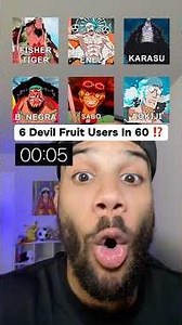 INSANE Logia Challenge… Find 6 Devil Fruits in 60 SECONDS! 😭 #anime #onepiece #luffy #zoro #shorts