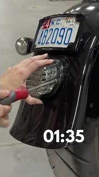 Stock vs. Custom Dynamics' ProBEAM® LED Taillight! 💡 Harley Taillight Upgrade