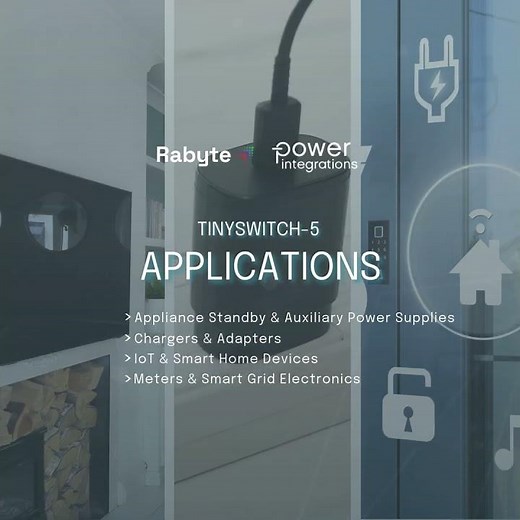 TinySwitch-5 by Power Integrations | High-Efficiency AC-DC Flyback Switcher (Up to 175W)