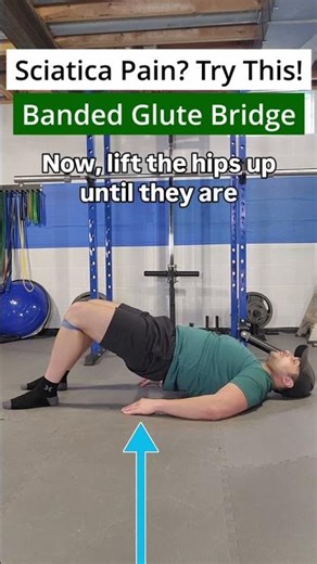 Banded Glute Bridge Exercise Tutorial