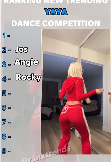 Ranking Showdown: Yaya Song Dance Competition Part 5
