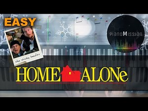 [How to play] 🎄HOME ALONE🎄 easy piano tutorial with Follow-Up Tutorial