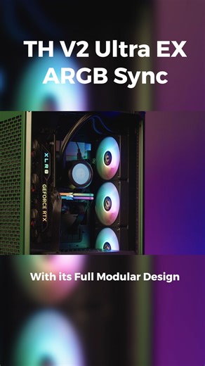 8.4K views · 72 reactions | Our TH V2 Ultra EX AIO features a magnetic fan connection, achieving faster assembly and easier cable management! Check it out: https://reurl.cc/bYYGVM #Thermaltake #THV2UltraEX #argb #rgb #pcgaming #AIO #magnetic | Thermaltake Technology Inc | Facebook