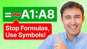 I discovered 8 tiny Excel symbols you need!