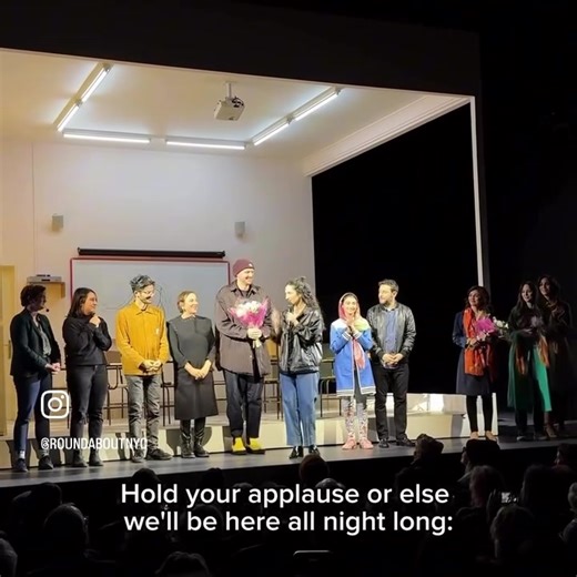 POV: You’re watching the curtain call speech after the first...