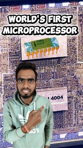 World’s First Microprocessor 1971 | Intel 4004 Real Story 🖥️