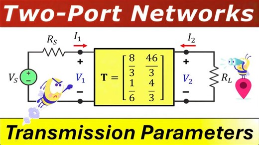 Two-Port Networks 💡Transmission, Hybrid, Impedance Admittance Matrices💡Theory Detailed Examples👍 | Mehmet Can
