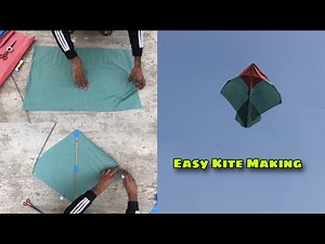 Step By Step Kite Making At Home | Kite banane ka tarika Easy