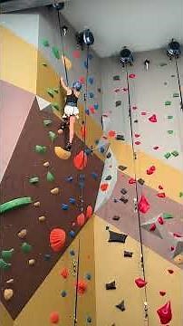 Rock climbing wall in The Villages, Olympia rec center