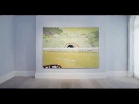 Peter Doig's 'Country rock (wing-mirror)'