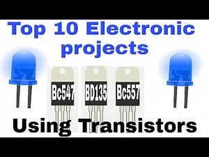 10+ Single Bc547 Transistor Projects for Beginners | Top 10 Simple electronic projects | ⚡⚡🔥