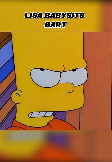 Lisa babysits Bart