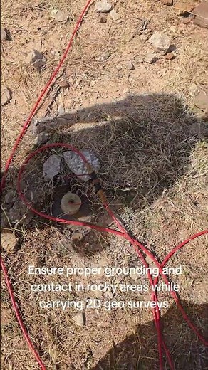 Good data starts from the ground up. In rocky terrains, proper electrode grounding and firm contact