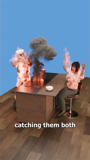 Hibachi Grill Explodes At Birthday Dinner 😱