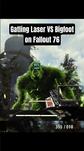 My Blood Sacrifice Ultracite Gatling Laser VS Bigfoot on Fallout 76 💀 #fallout76 #fallout #bethesda