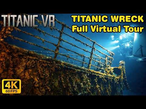 Virtual Tour of the Titanic Wreck | See What Remains | Full Tour | 4K