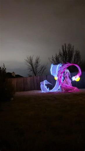 Now I need to learn how to spin with two dragons 🐉 #flow #flowarts #fantasy #fyp #dragon