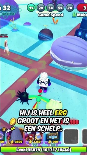 Clamu eet mij op in Roblox SpongeBob Tower Defense!