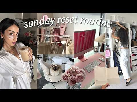 the sunday reset routine that sets the tone for a productive week ahead
