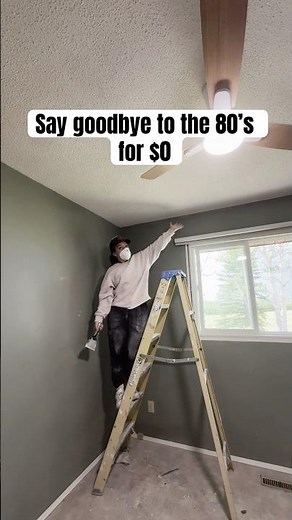 Make Your Home Look Rich Without Being Rich | Popcorn Ceiling Removal #diyrenovation