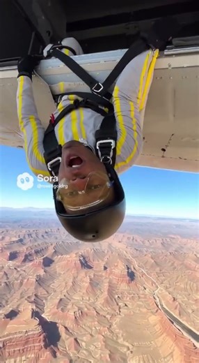 Helicopter jump: When gravity has other plans #flights #fears #jumping #shorts #fyp