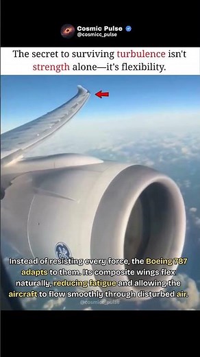 Why the Boeing 787’s Wings Bend So Much 😱✈️ #shorts #trending #viral #space #spacefacts #moon