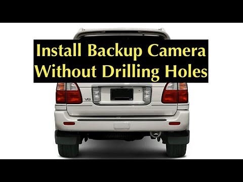 Lexus LX470 - Toyota Land Cruiser 100 | Back Up Camera Installation Without Drilling Holes