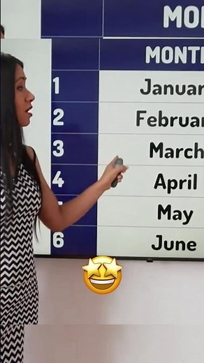 We learn the months of the year in English ✅ #easyenglishtv #learnenglish