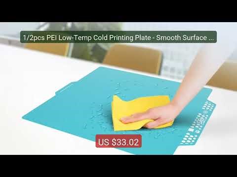 1/2pcs PEI Low-Temp Cold Printing Plate - Smooth Surface Stabi... — Hot Deal 2026 | Limited Offer!