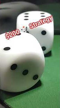 $200 Craps Strategy From The Goat!!