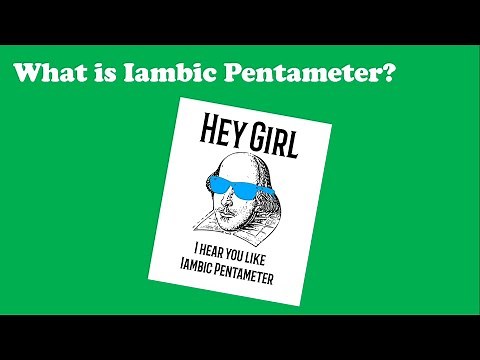 Iambic Pentameter: Shakespeare's Secret Weapon