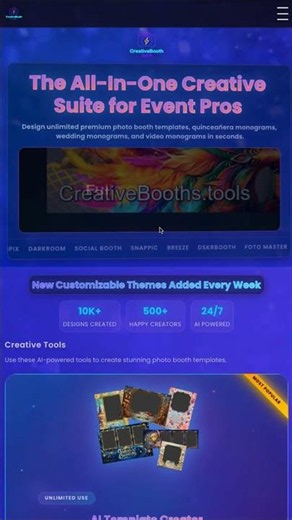 Photo Booth Template from Any Image in Seconds – CreativeBooth