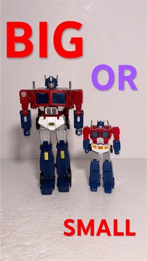 Big or small? Takara mp Ginrai & DX9 Mini #transformers #powermaster #optimusprime #wow #g1 #figures