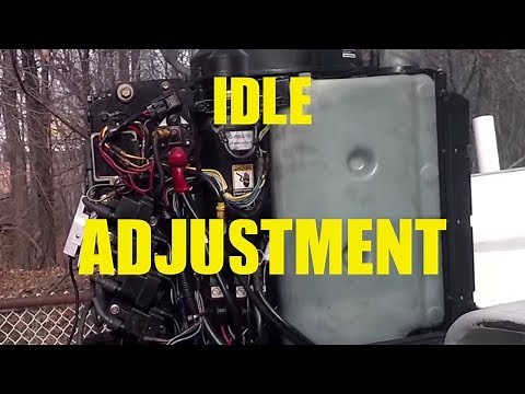 How to Adjust Idle Screws Mercury 75 90 100 115 125