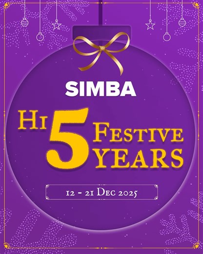 Thank you, Singapore! SIMBA Hi5 to 5 awesome years. We are painting the town purple with exclusive deals at selected SIMBA Service Centres for you. ✨ FREE $20 SIMBA credits when you port-in to SIMBA 5G ✨ $20 OFF SIMBA 10Gbps Broadband ✨ Upgrade to VIVO 5G phone FREE SIMBA credits earbuds Plus! Happy Hour deals are making a comeback on 12-14 Dec, 1pm-4pm. Get ready for 1-For-1 Recharge, FREE 5G phone, 99₵ 10Gbps Broadband, $8 Happy Deals and more Only at participating Service Centres: Orchard Cen