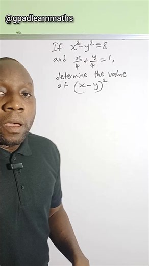 228K views · 4.1K reactions | Solving Simultaneous Equations. #simultaneousequations #gpadlearnmaths #substitution #solvingequations #differenceoftwosquares | Gpad Learn Maths | Facebook