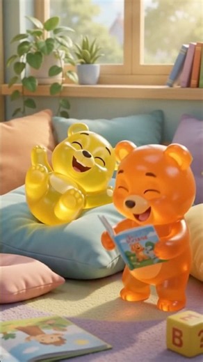 Learn Colors with Gummy Bears | Fun Toddler Learning | Little Cloud Club ❤️💙💚💛🧡