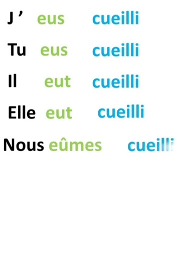 to pick in the past perfect