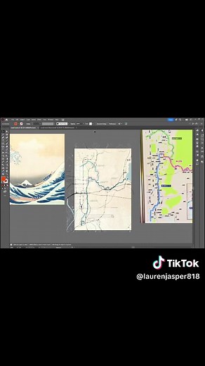 How to quickly and easily make a Photoshop GIF for your next project or desk crit! The steps I took to animate this map are below 👇🏾 1. Separate each frame of the GIF into separate layers. In my case I isolated each layer of research. 2. File > Scripts > Load files into stack in Photoshop 3. Open Photoshop’s timeline window and make sure it’s set to “create frame animation” 4. Press button with 3 bars and make frames from each of your layers you just imported 5. Adjust timing and tweaks in the