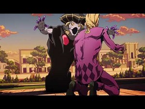 Giorno vs Black Sabbath (FULL FIGHT) PART 1 JOJO'S BIZARRE ADVENTURE GOLDEN WIND