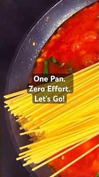 How to Make Super Easy Spaghetti in 10 Minutes!