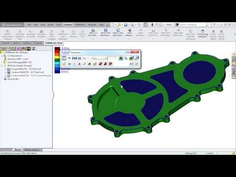 CAMWorks - How to Machine Features with a Top Fillet